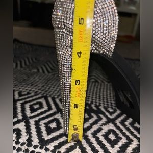 Studded black heels size 5 1/2